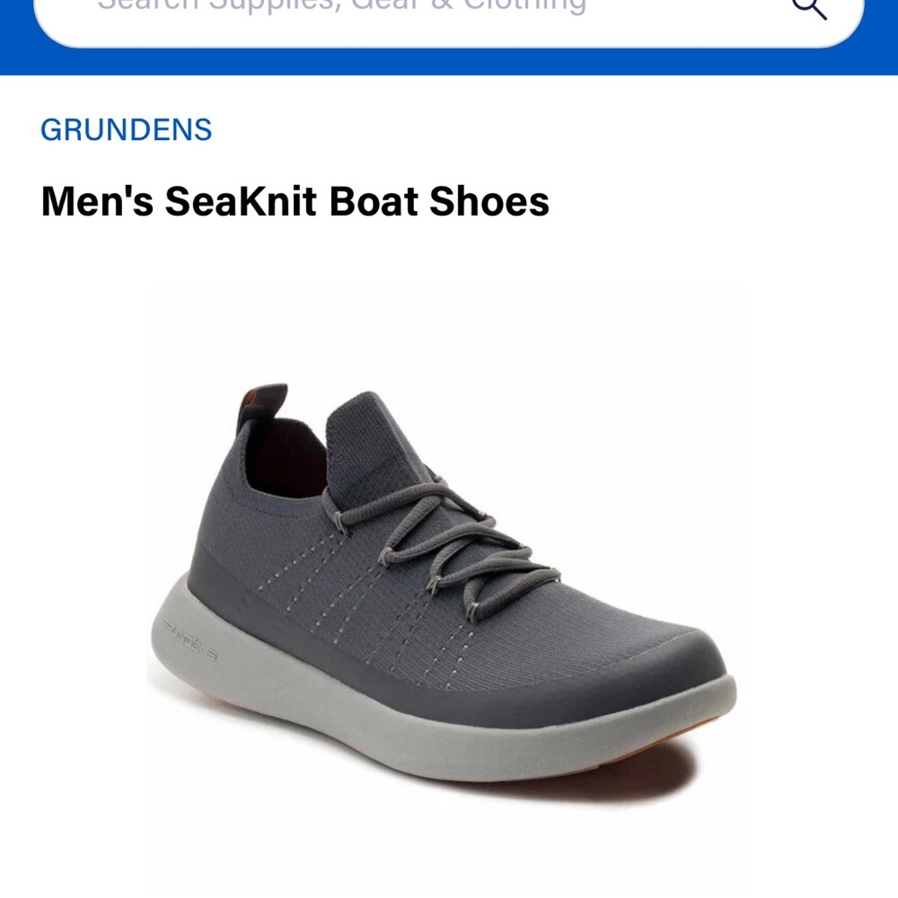 Gray Casual Boat Shoes